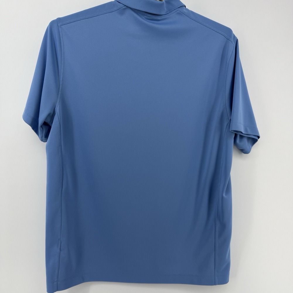 Nike Golf Mens XL Dri Fit Short Sleeve Button Polo Shirt Light Blue Casual logo - Picture 2 of 9